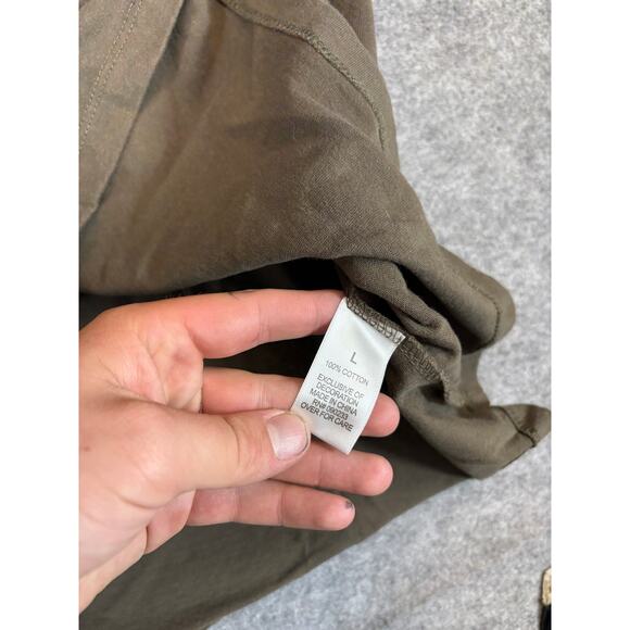 Fear Of God Essentials Shirt Mens Large Brown FOG Streetwear Tee Minimalist - Picture 6 of 10